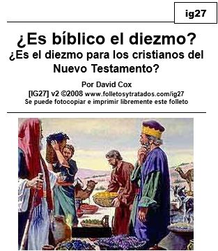 ¿es bíblico el diezmo?